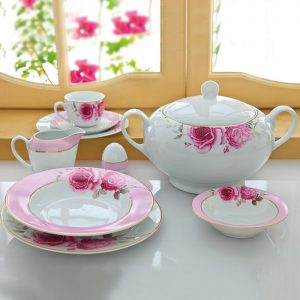 سرویس چینی زرین رزفلاور