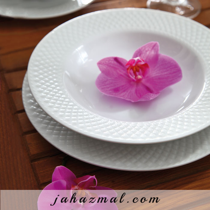 چینی زرین طرح سفید رادیانس