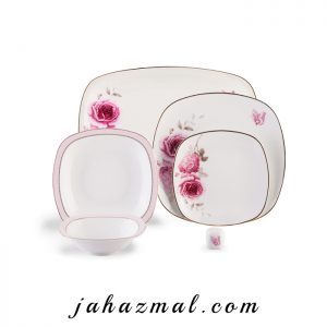 چینی زرین طرح رزفلاور کواترو