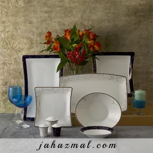 چینی اونیکس زرین شش نفره