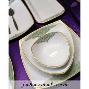 سرویس چینی پردیس طرح سوگند فیروزه ای