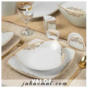 سرویس چینی پردیس طرح یلدا طلایی