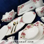 سرویس چینی پردیس طرح گیسو 105 پارچه کد 471