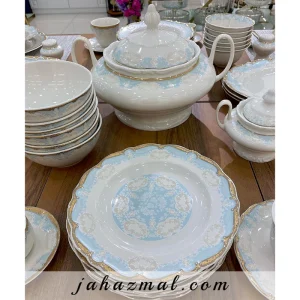 چینی پردیس مارتا فیروزه ای 98 پارچه ایزابل بن چاینا