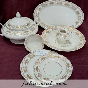 چینی پردیس طرح شکیرا 98 پارچه قالب ایزابل