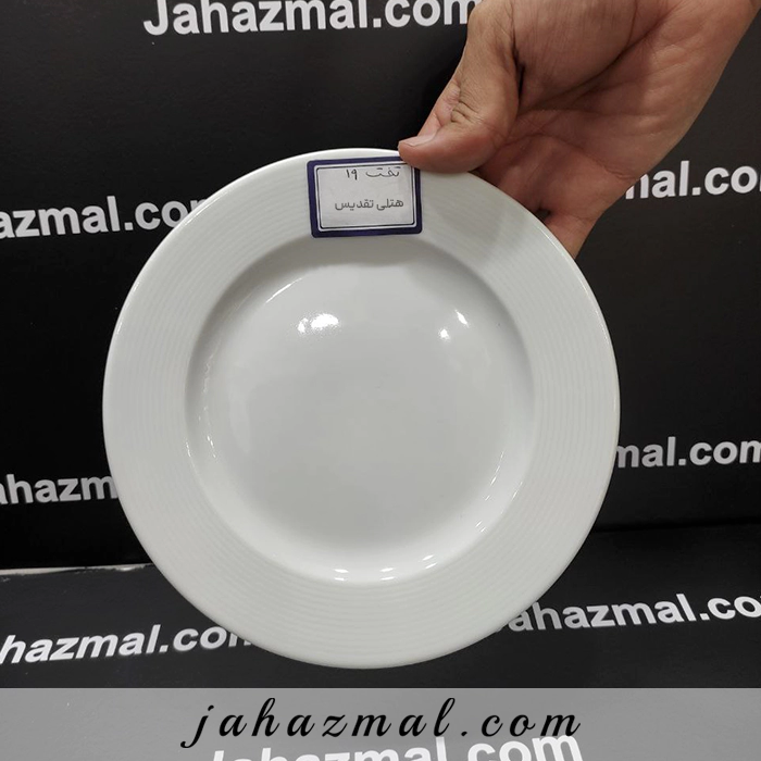 Pre hand plate Taghdis size 19 number 2 تخت 19 پیش دستی هتلی تقدیس