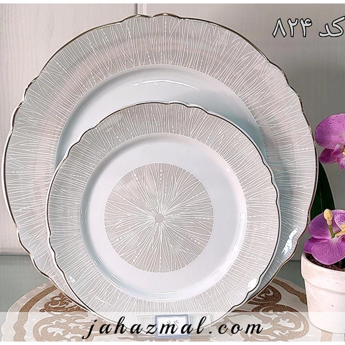 Ayrin 5 سرویس چینی پردیس طرح آیرین 30 پارچه کد 824