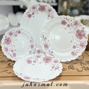 سرویس آرکوپال 25 پارچه 6 نفره استیما صورتی