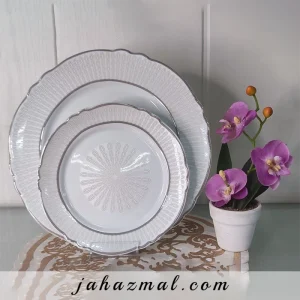 سرویس چینی پردیس آرمیتا پلاتینی 30 پارچه