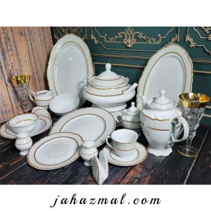 چینی پردیس طرح آیسل 102 پارچه