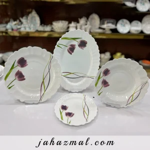 سرویس آرکوپال 25 پارچه 6 نفره لورنزا بنفش