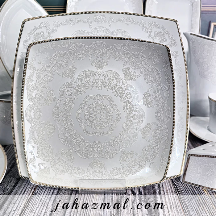 Atousa 4 سرویس چینی پردیس طرح آتوسا 30 پارچه 6 نفره کد 2071