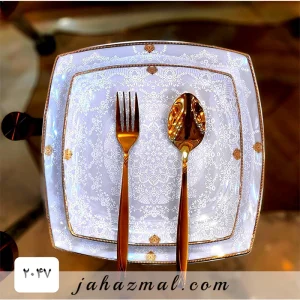 سرویس چینی پردیس طرح آزیتا 30 پارچه 6 نفره کد 2047