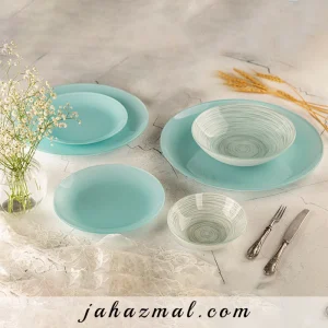 سرویس آرکوفام آبی آسمانی 25 پارچه 6 نفره