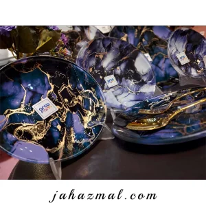 سرویس آرکوفام مورانو بنفش 25 پارچه