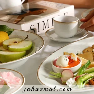 سرویس چینی زرین طرح نورا طلایی